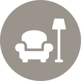 Gather with friends in the resident social lounge
